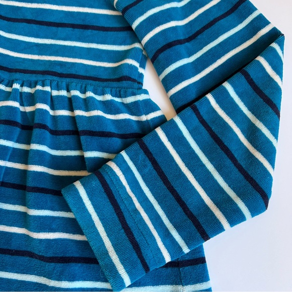 Hanna Andersson Velour Striped Dress 130cm - Picture 5 of 9